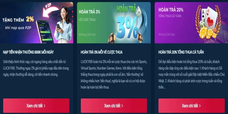 Hoàn trả cược thua 42win